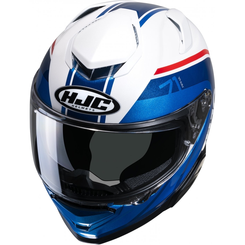 Casque moto intégral HJC RPHA 71 Mapos MC21 rouge-bleu-blanc soldes