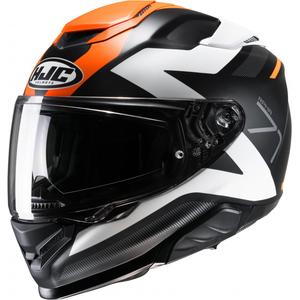 Casque moto intégral HJC RPHA 71 Pinna MC7SF noir-blanc-orange soldes