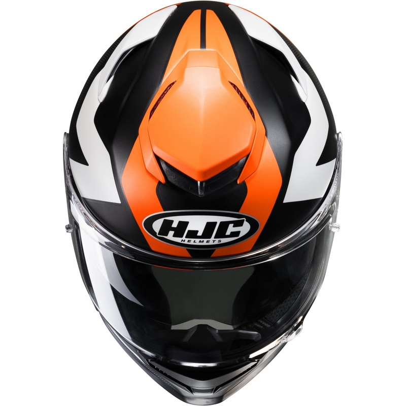Casque moto intégral HJC RPHA 71 Pinna MC7SF noir-blanc-orange soldes