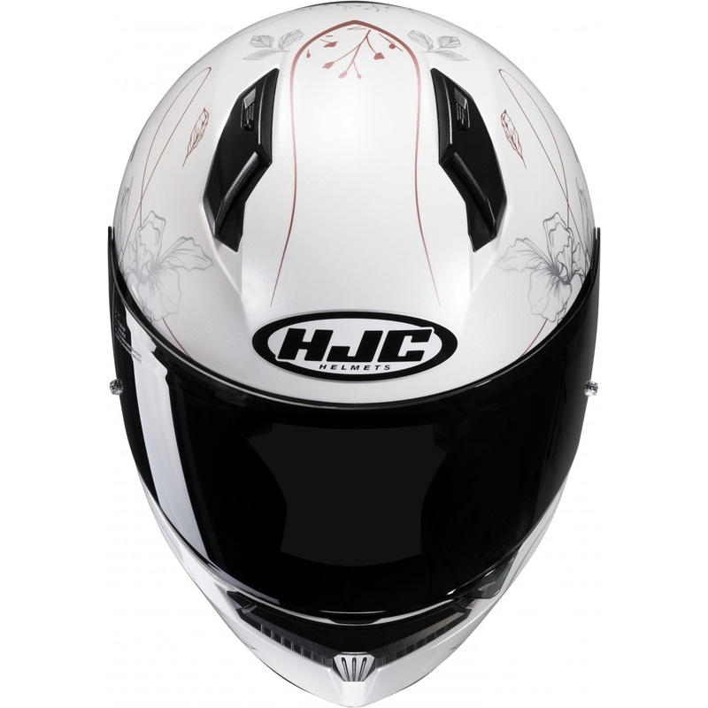 Casque moto intégral HJC C10 Epik MC8 blanc