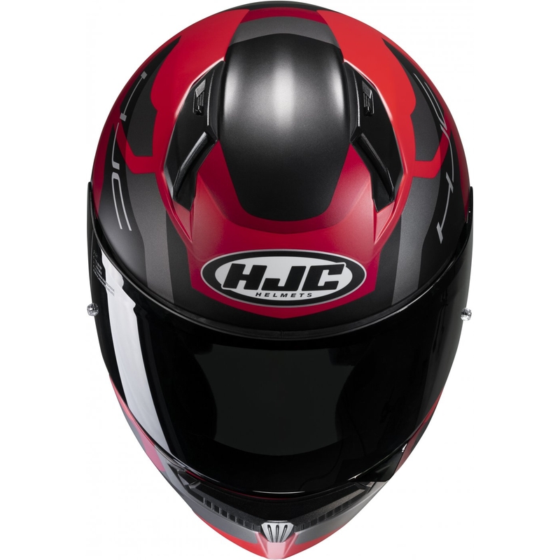 Casque moto intégral HJC C10 Tins MC1SF noir-gris-rouge
