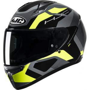 Casque moto intégral HJC C10 Tins MC3H noir-gris-jaune fluo