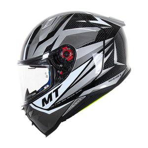 Casque Moto Intégral MT FF110 Revenge 2 Kley Blanc-Gris-Noir Promo soldes