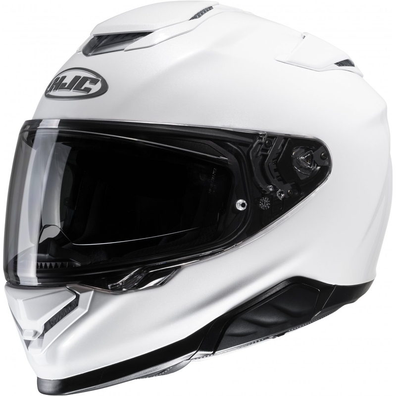 HJC RPHA 71 Solid pearl white integral motorcycle helmet