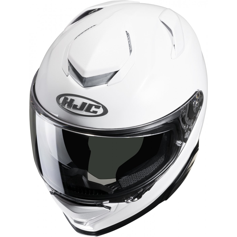 HJC RPHA 71 Solid pearl white integral motorcycle helmet