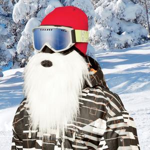 Beardski Masque de Père Noël blanc