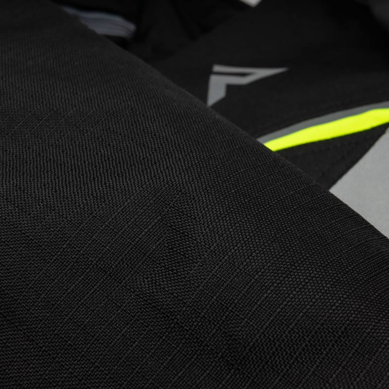 Veste de moto Rebelhorn Spark noir-gris-jaune fluo soldes