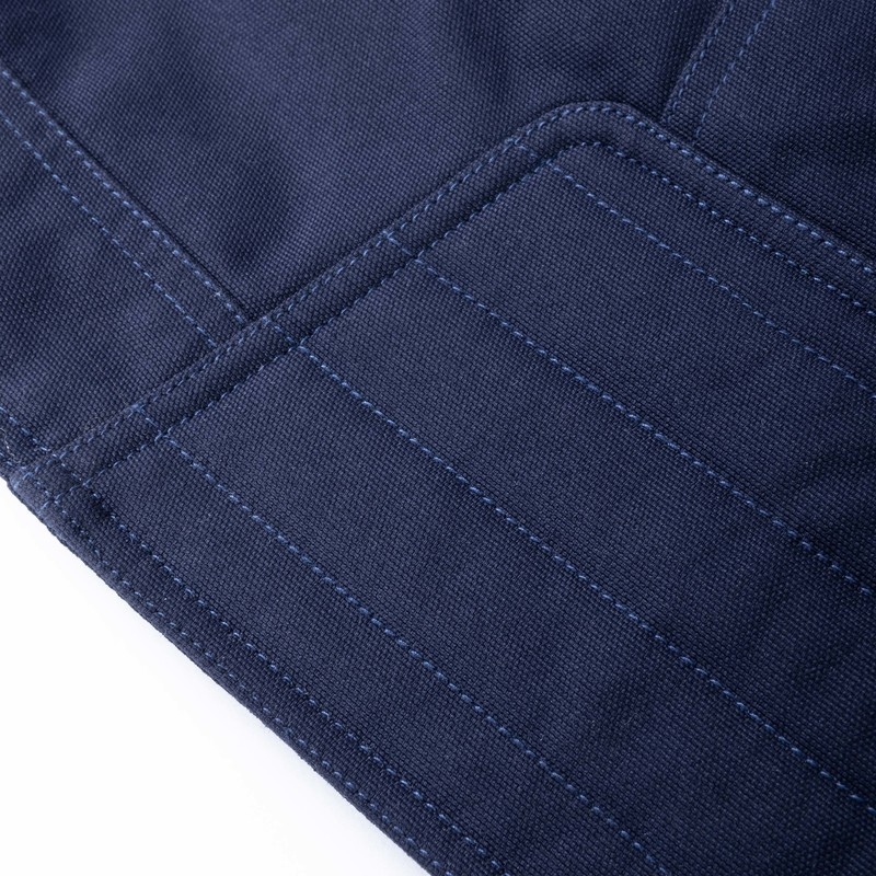 Veste de moto bleu foncé Rebelhorn Hunter soldes