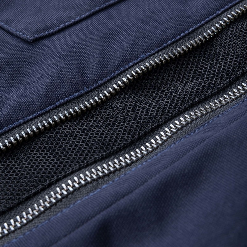 Veste de moto bleu foncé Rebelhorn Hunter soldes