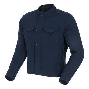 Veste de moto bleu foncé Rebelhorn Hunter soldes
