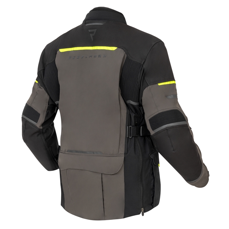 Veste de moto Rebelhorn Range anthracite-noir-jaune fluo