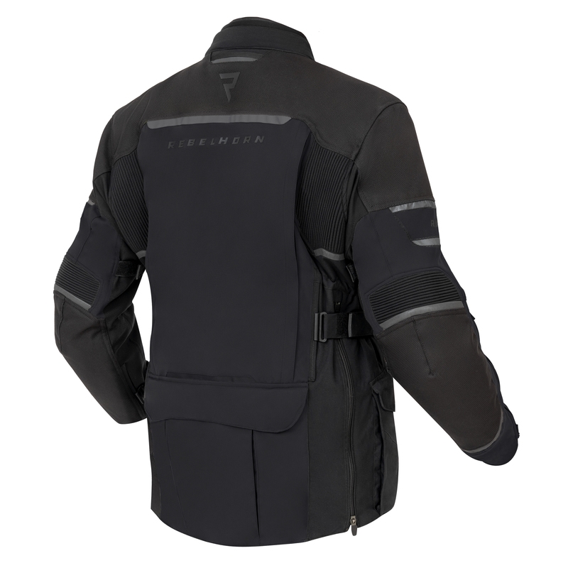 Veste de moto noire Rebelhorn Range
