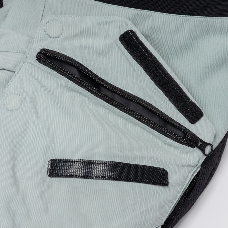 Pantalon moto Rebelhorn Range gris-noir-rouge