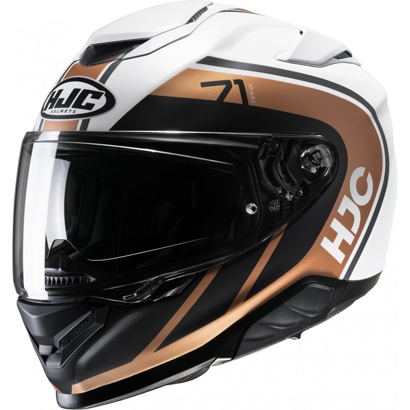 HJC RPHA 71 Mapos MC9SF casque moto intégral noir-marron-blanc soldes