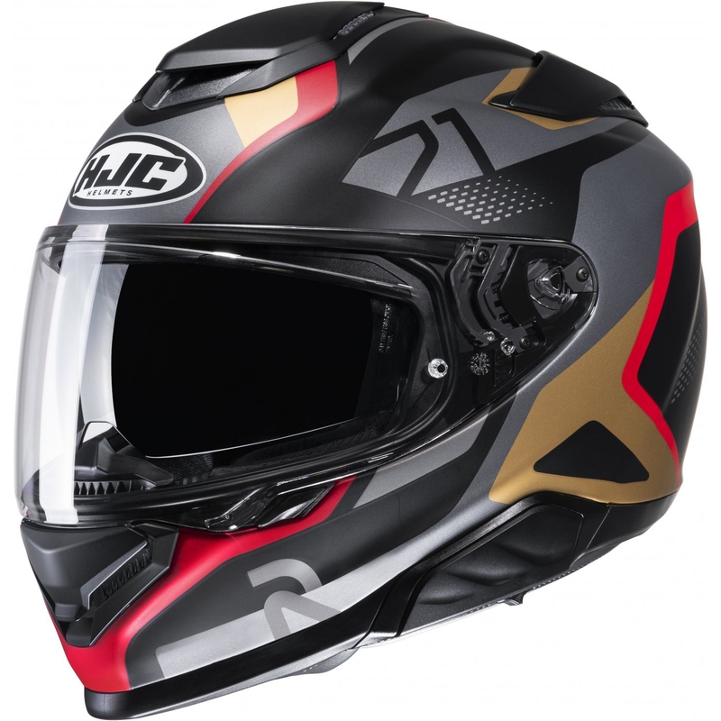 HJC RPHA 71 Hapel MC1SF casque moto intégral noir-gris-brun-rouge soldes