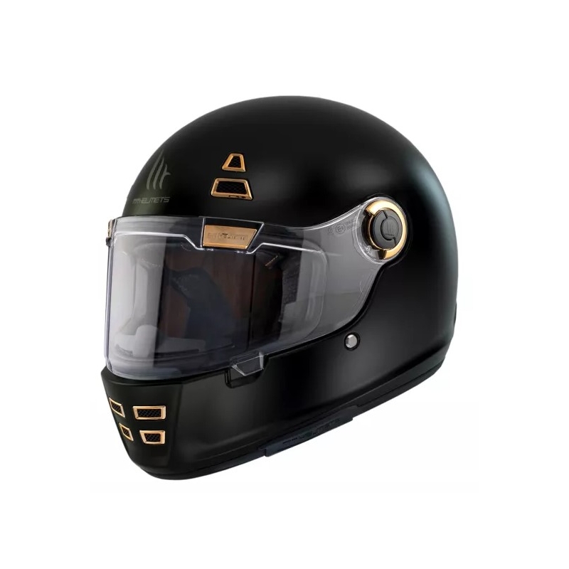 MT Jarama Solid A1 casque moto intégral noir mat