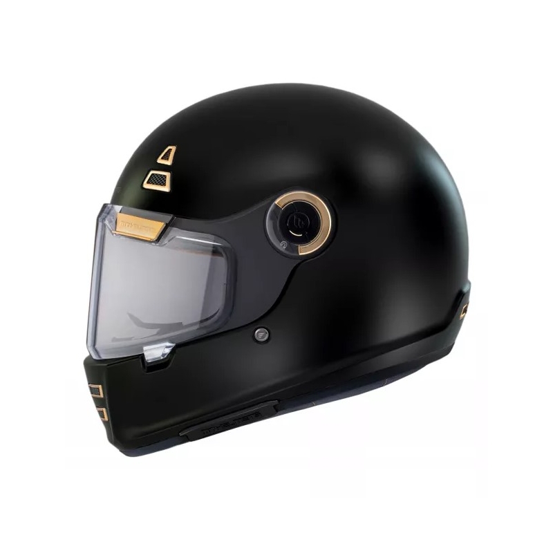 MT Jarama Solid A1 casque moto intégral noir mat