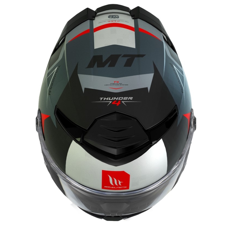 Casque moto intégral MT Thunder 4 SV Exeo noir-gris-rouge