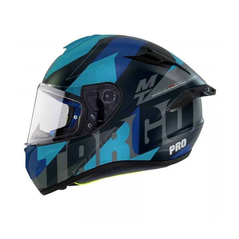 Casque moto intégral MT Targo Pro Biger bleu soldes