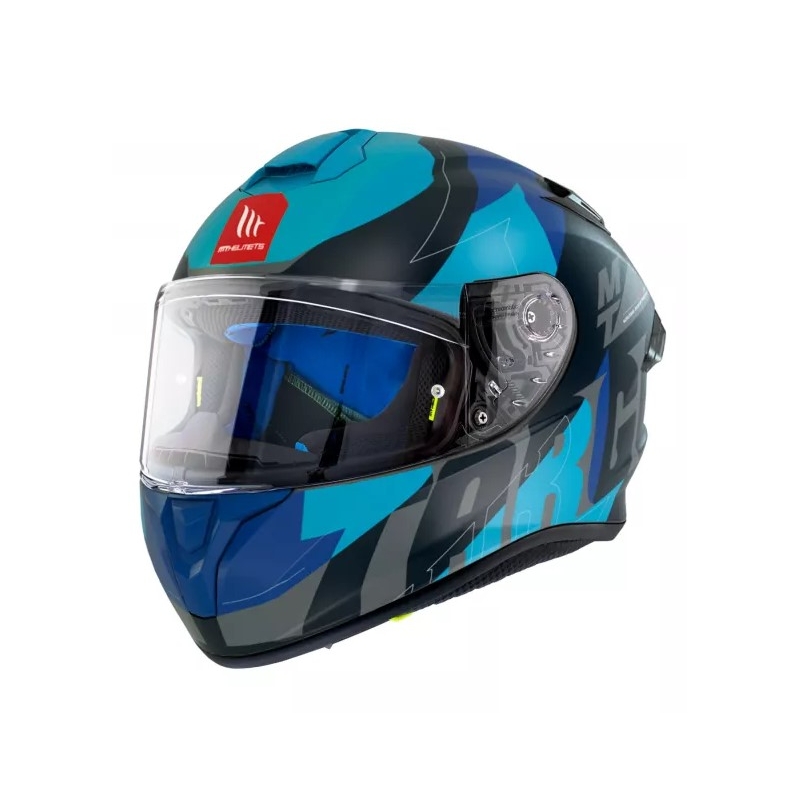 Casque moto intégral MT Targo Pro Biger bleu soldes