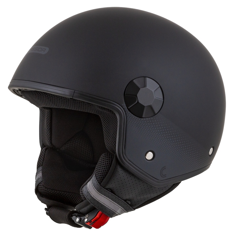 Casque de moto ouvert Cassida Handy noir-gris