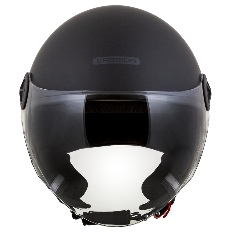 Casque de moto ouvert Cassida Handy noir-gris
