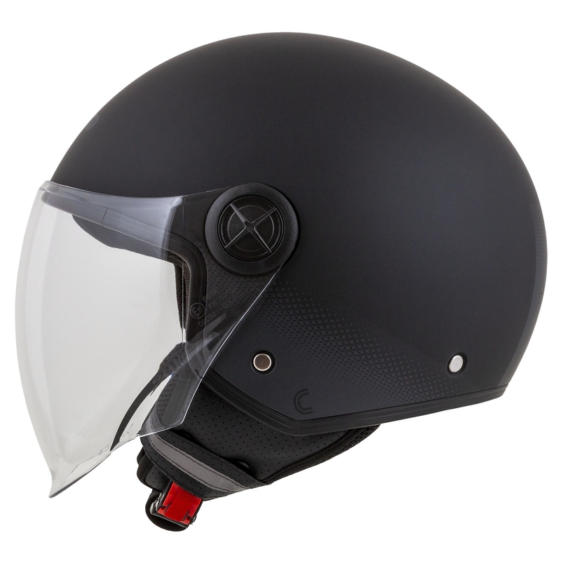 Casque de moto ouvert Cassida Handy noir-gris