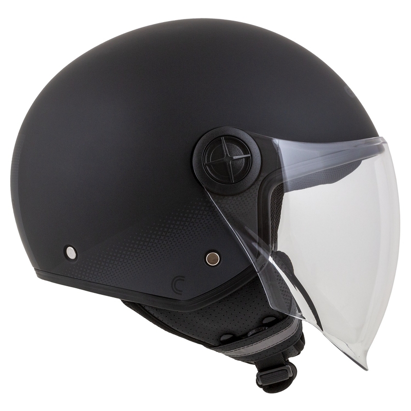 Casque de moto ouvert Cassida Handy noir-gris