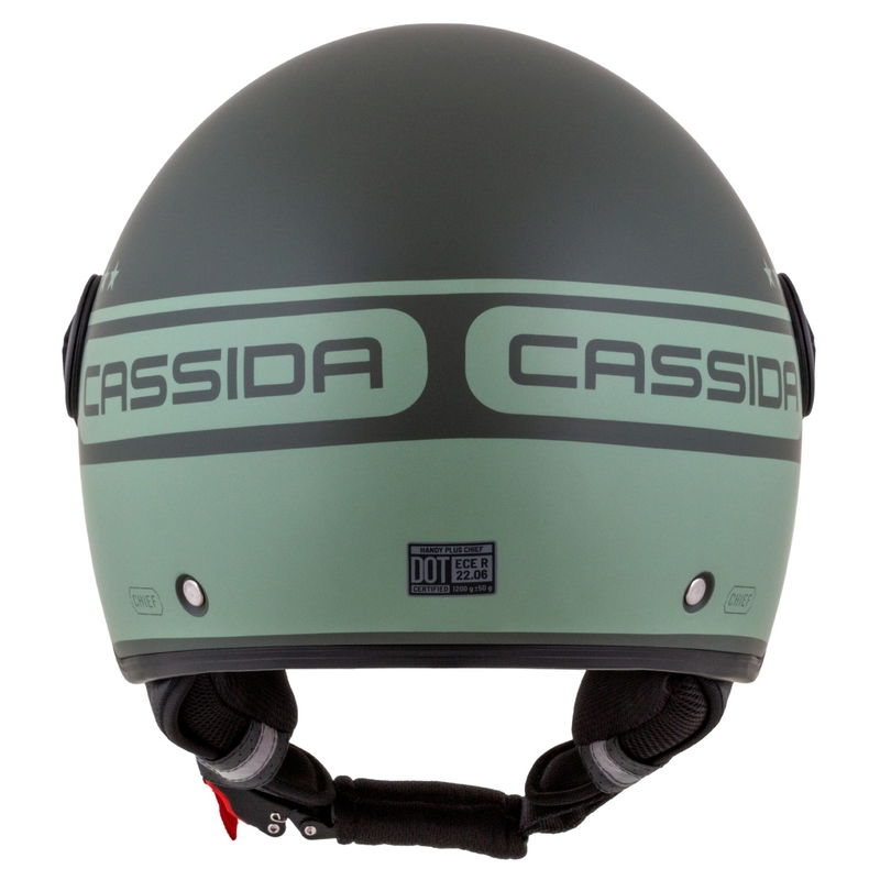 Cassida Handy Plus Chief casque moto ouvert vert