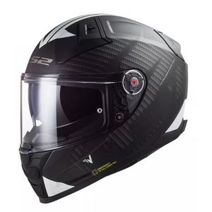Casque moto intégral LS2 FF811 Vector II Splitter blanc-noir