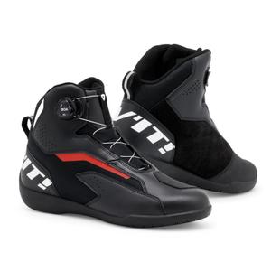 Bottes de moto Revit Jetspeed Pro noires et rouges