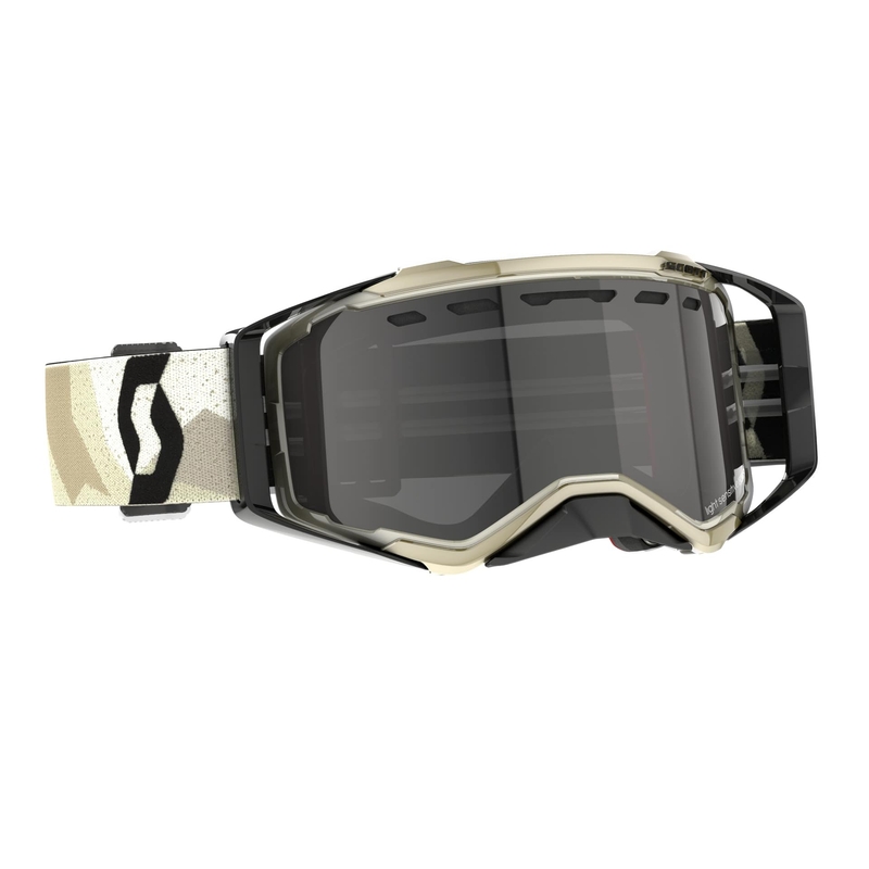 Lunettes de motocross SCOTT Enduro LS camo beige-noir-gris