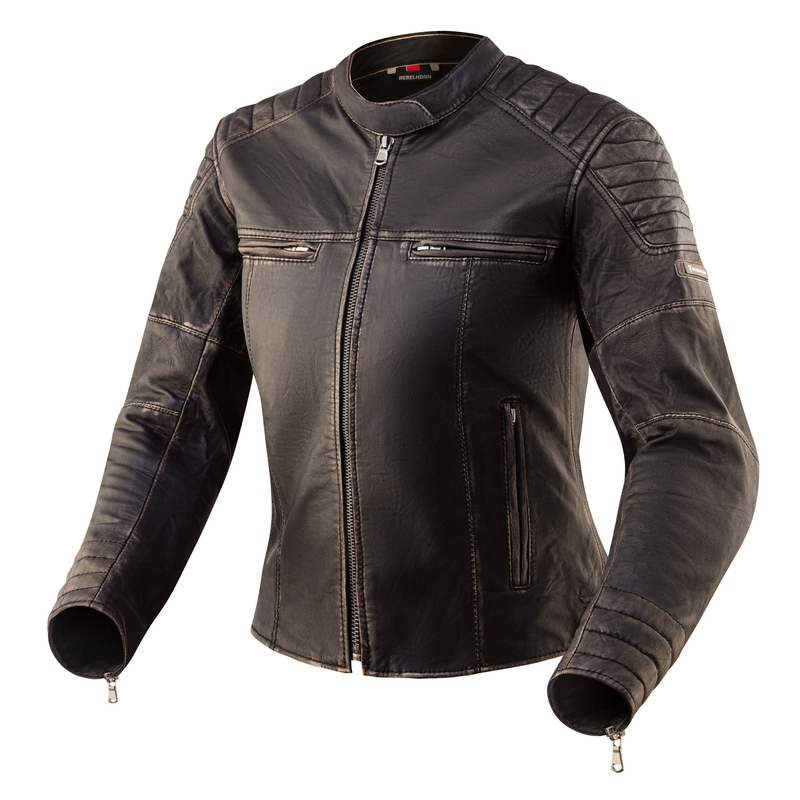 Veste de moto vintage Rebelhorn Hunter Pro pour femmes soldes