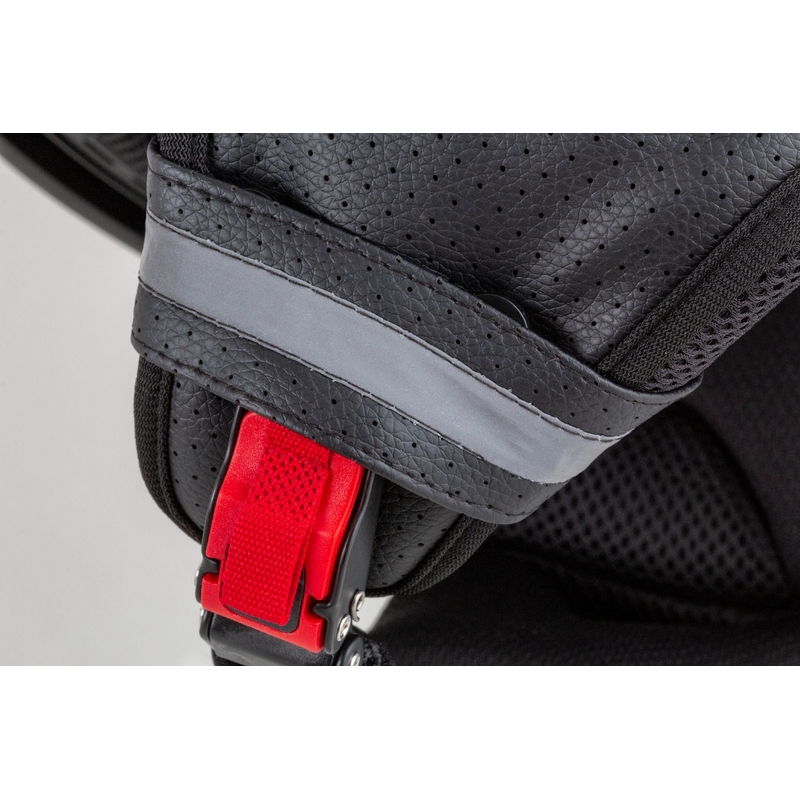 Cassida Handy Plus Linear Open Motorcycle Helmet Rouge-Noir