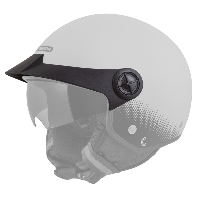 Casque de moto ouvert Cassida Handy Plus blanc-noir