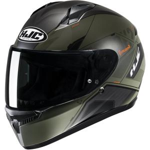 Casque moto intégral HJC C10 Inka MC7SF gris-vert