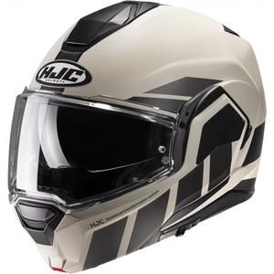 Casque moto modulable HJC i100 Beis MC9SF gris-beige