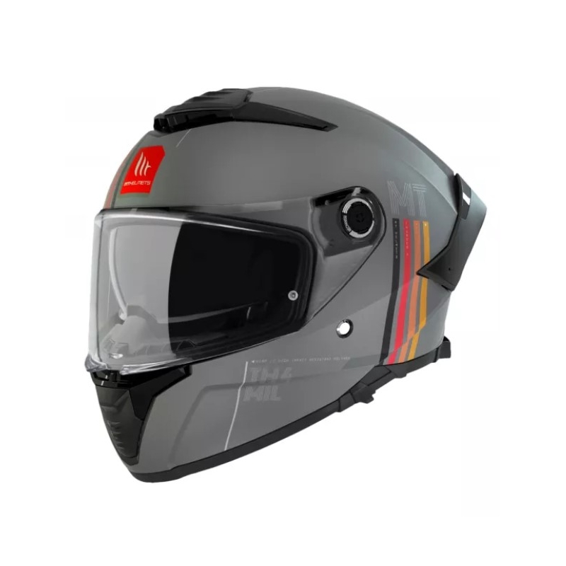 Casque de moto intégral MT Thunder 4 SV Mil C2 gris mat Vente soldes