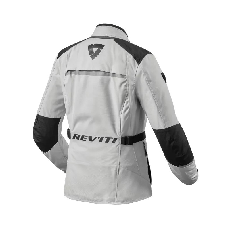 Revit Voltiac 3 H2O Veste de moto pour femme Argent et noir