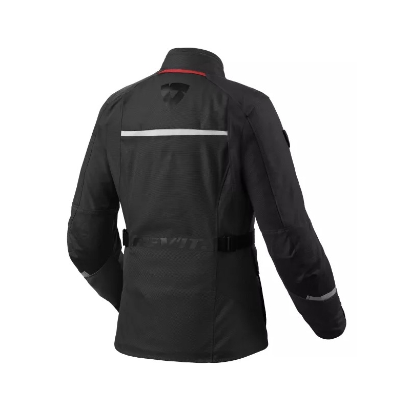 Veste de moto Revit Voltiac 3 H2O noir et argent pour femme