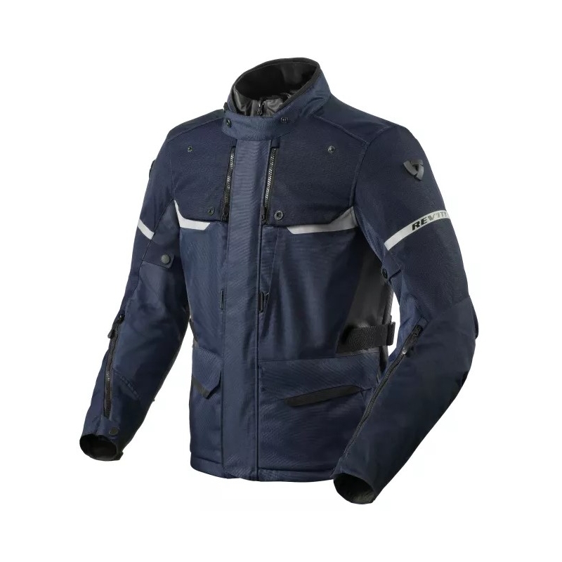 Veste moto Revit Outback 4 H2O bleu