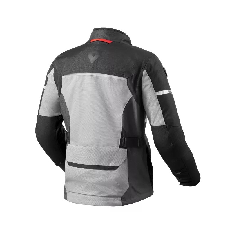 Veste moto Revit Outback 4 H2O noir argenté