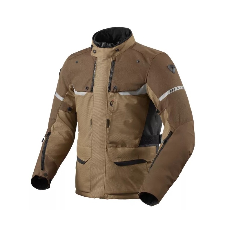 Veste moto Revit Outback 4 H2O marron soldes