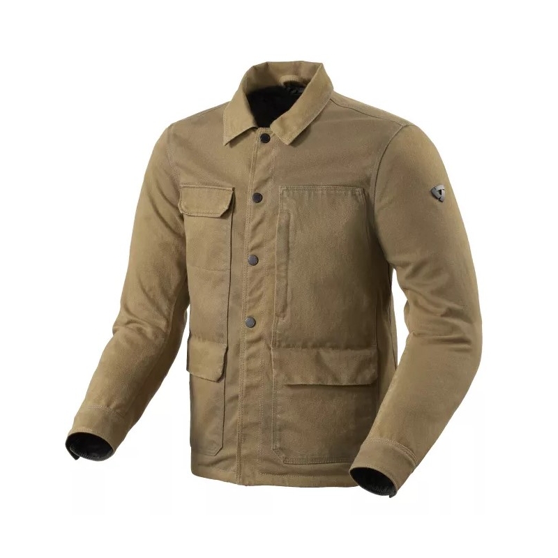 Chemise moto Revit Worker 2 marron