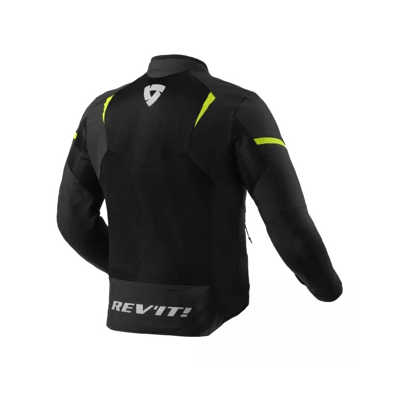 Veste de moto Revit Hyperspeed 2 GT Air noir-jaune fluo soldes