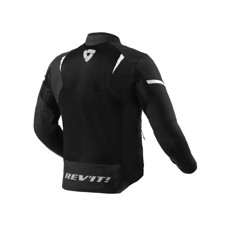 Blouson moto Revit Hyperspeed 2 GT Air noir-blanc soldes