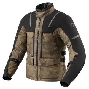 Veste de moto Revit Offtrack 2 H2O noir-marron soldes