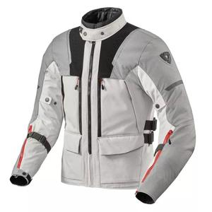 Veste moto Revit Offtrack 2 H2O gris clair-argenté