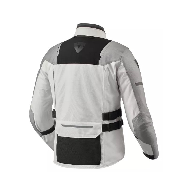Veste moto Revit Offtrack 2 H2O gris clair-argenté