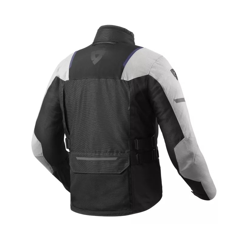 Veste moto Revit Offtrack 2 H2O argent-anthracite